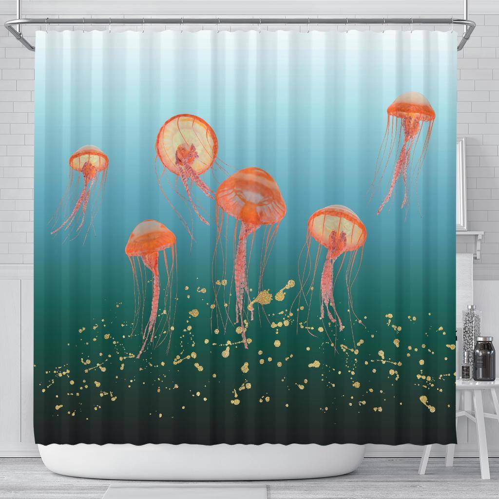 Jellyfish Premium Shower Curtain