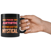 pisces astrology traits horoscope custom black mug