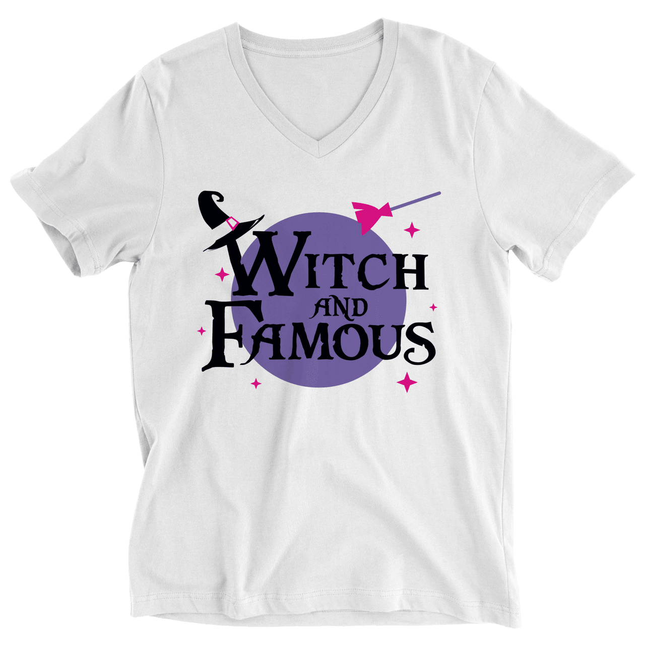 Witch and Famous White Halloween T-Shirt