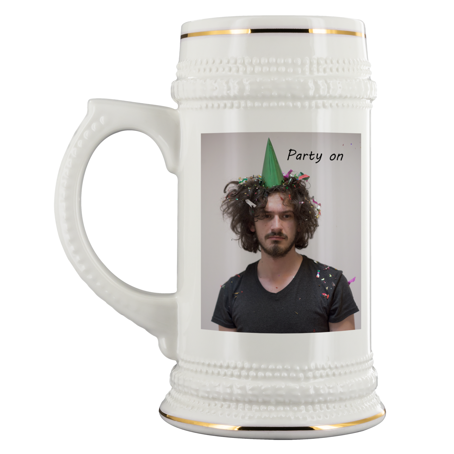 ceramic beer mug add pic