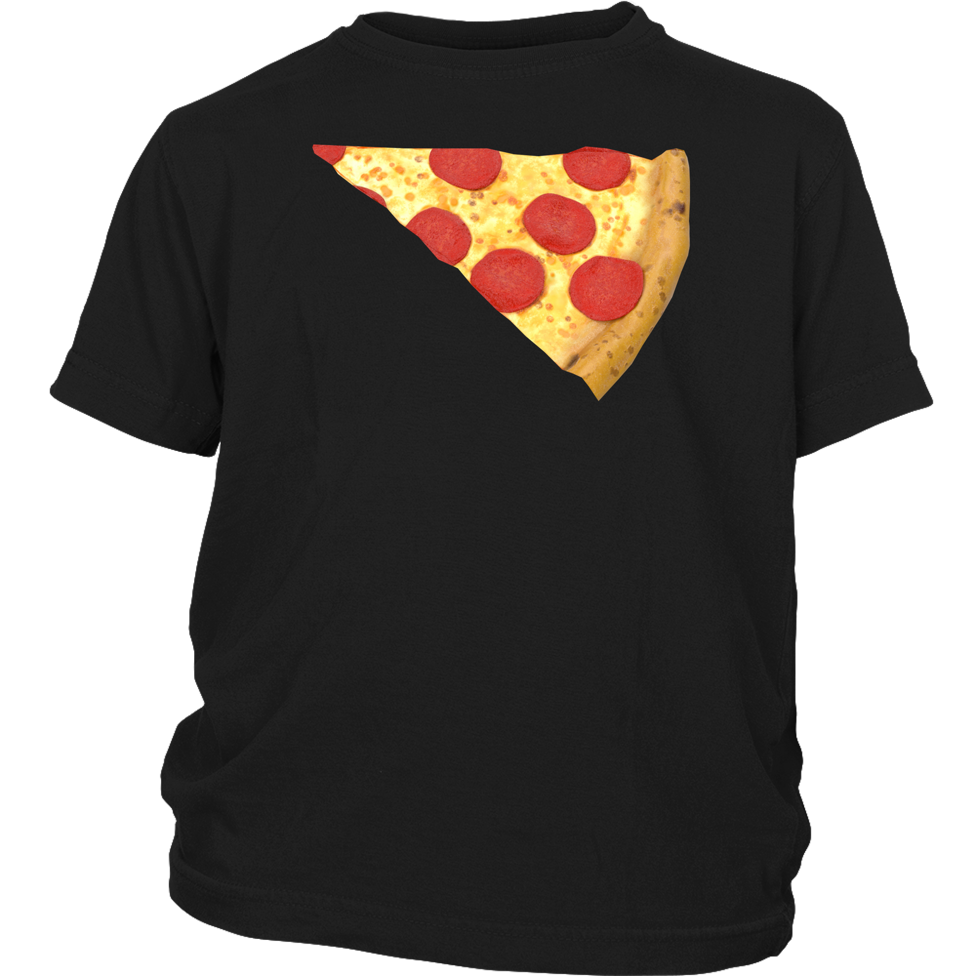 pizza and slice kid t-shirts