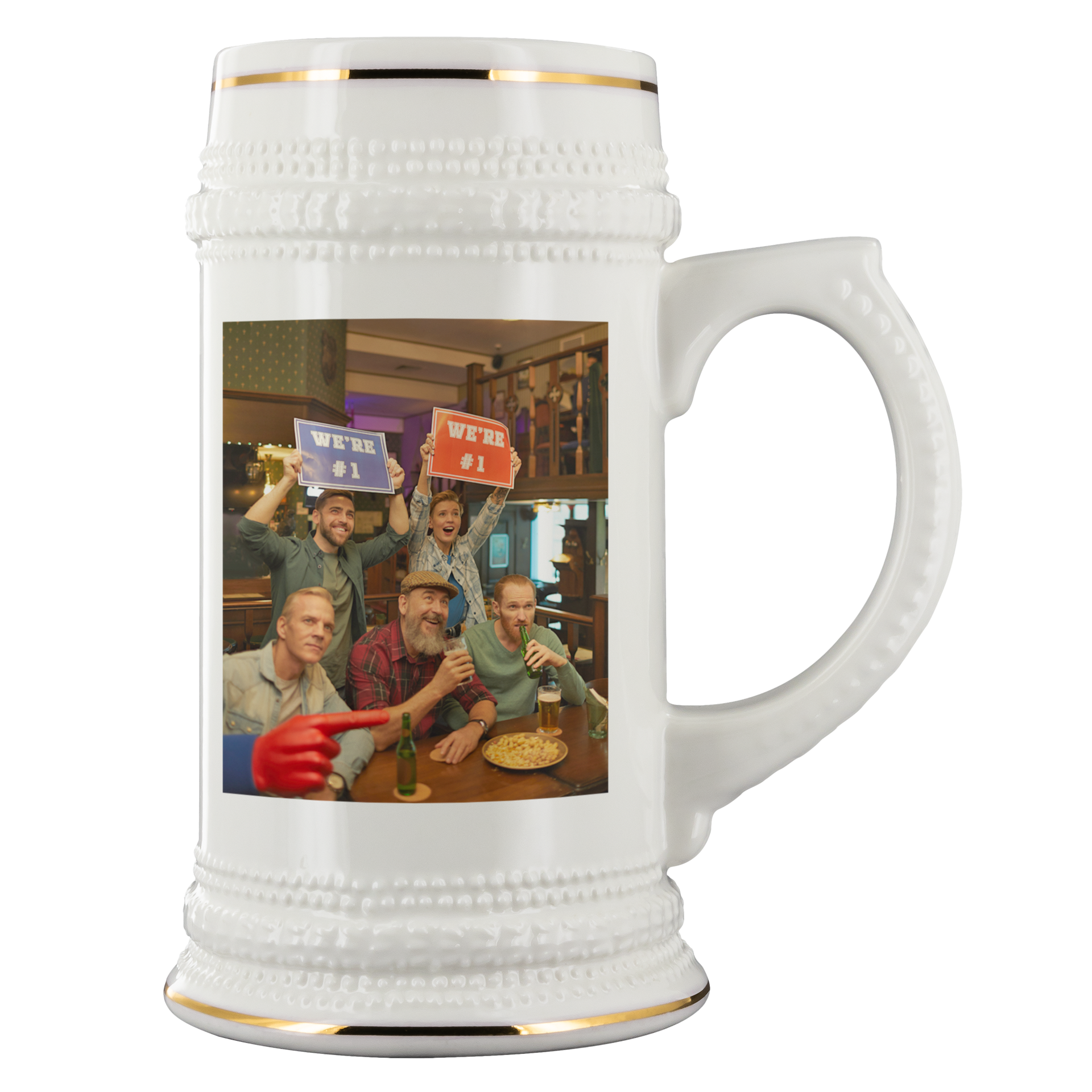 add  photo to beer mug