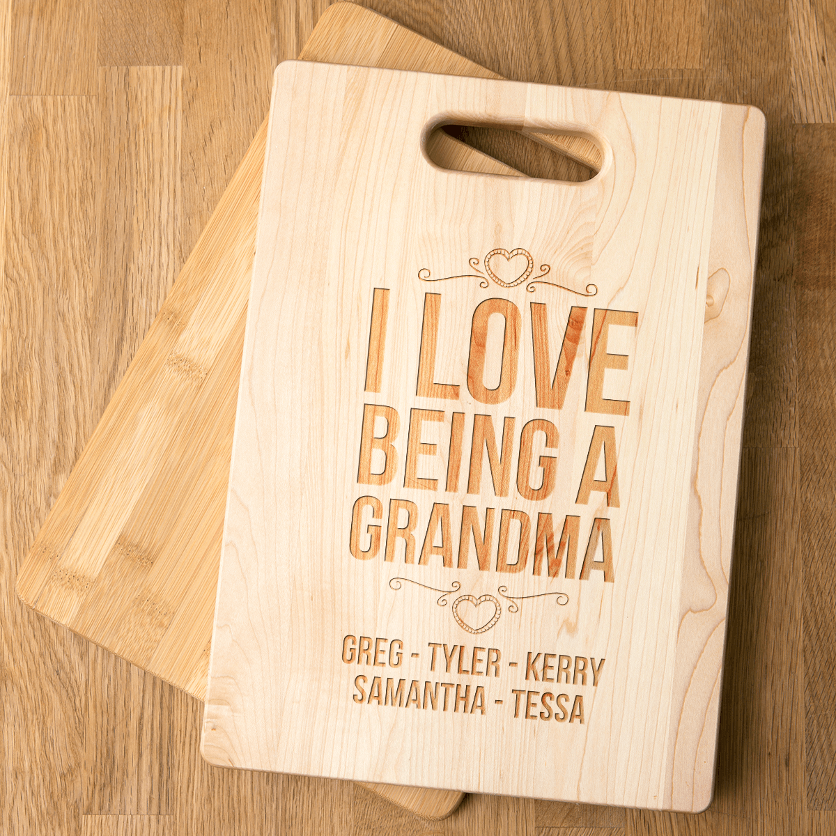 Bamboo Cutting Board Grandma Gift
