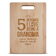 love being a grandma wood cutting board