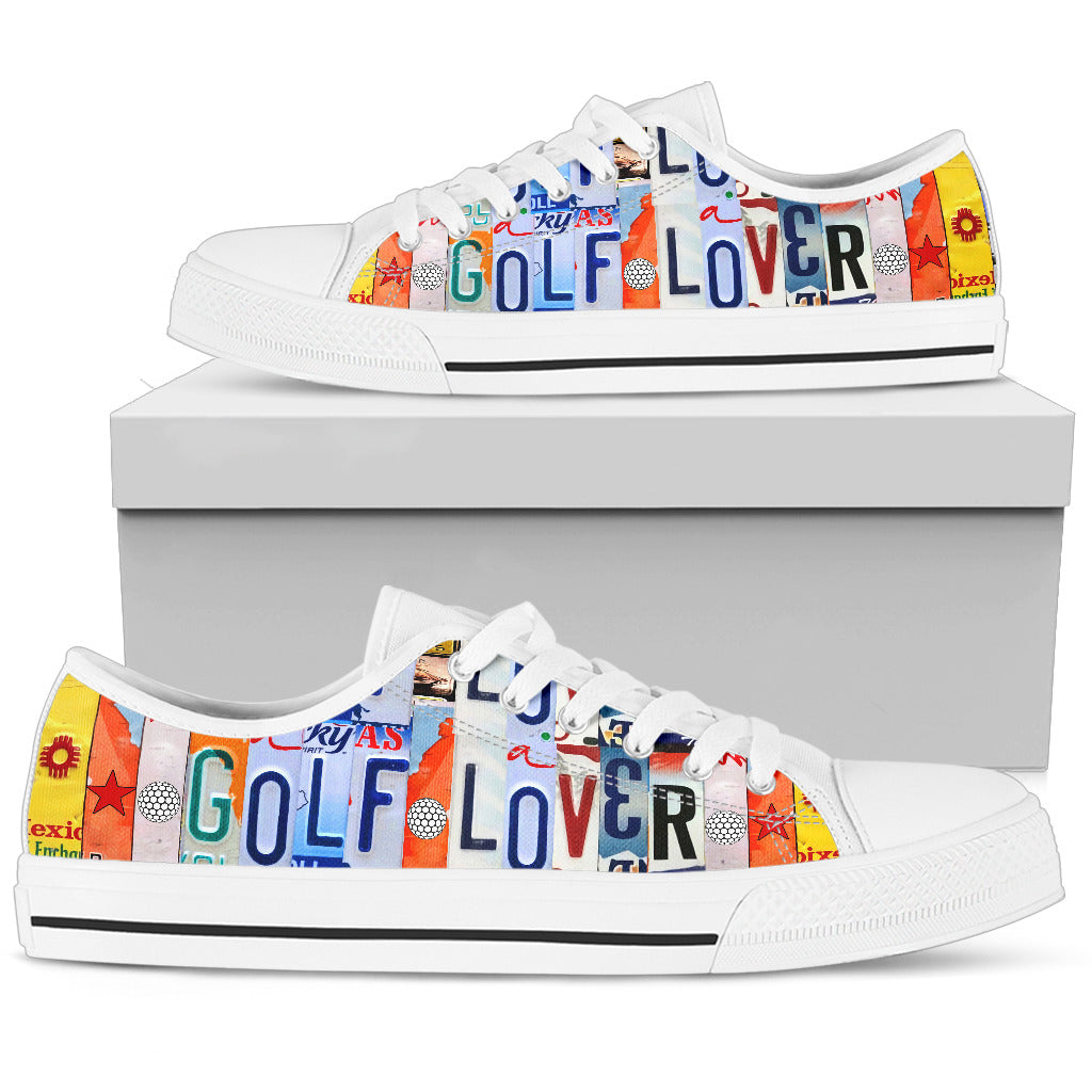 Golf Lover Mens Low Top Shoes