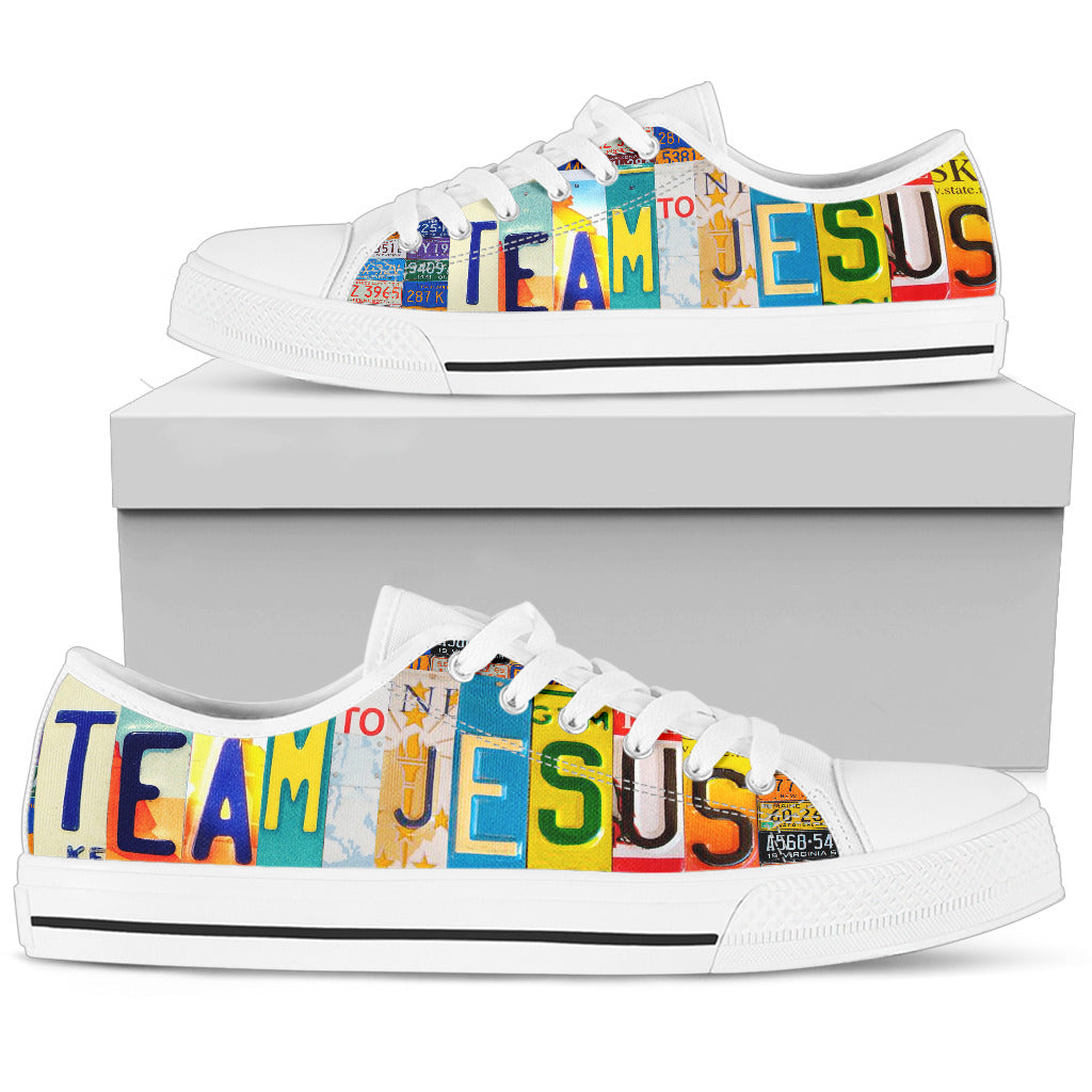 team Jesus women's graphic canvas shoes