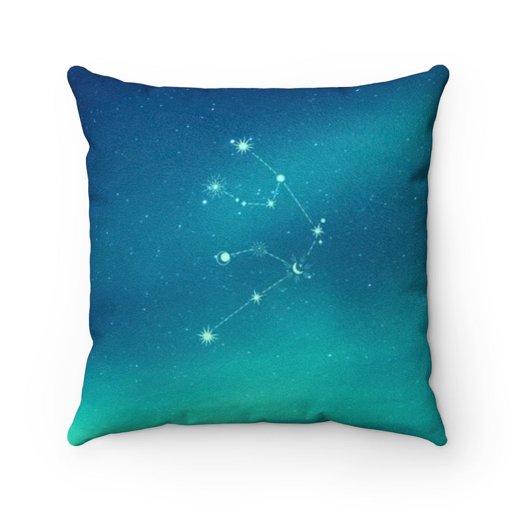 Aquarius Traits Square Pillow