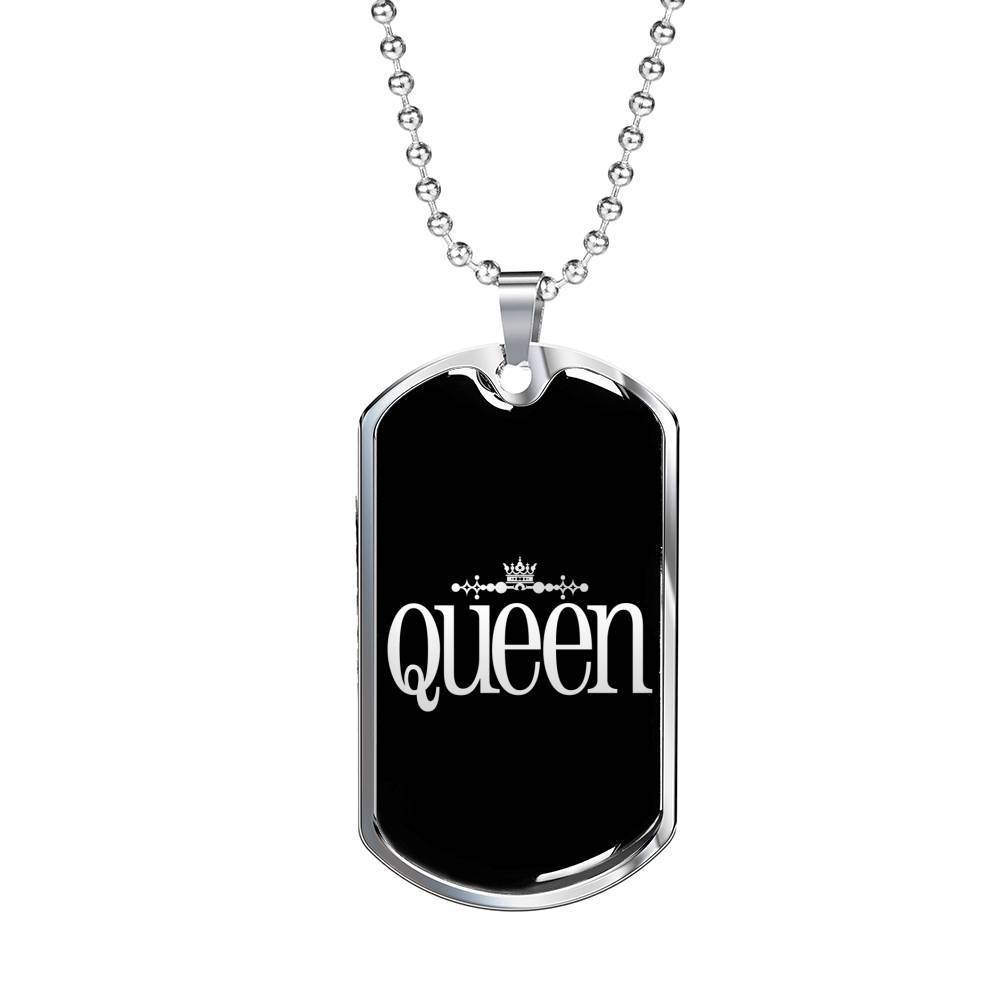 Queen Premium Pendant Add Message