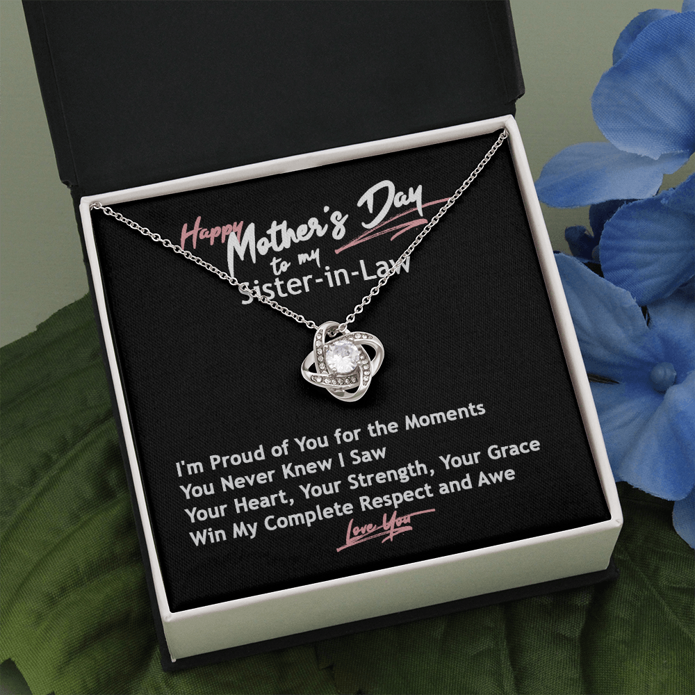 Mother's Day Necklace and Card for Sister In Law