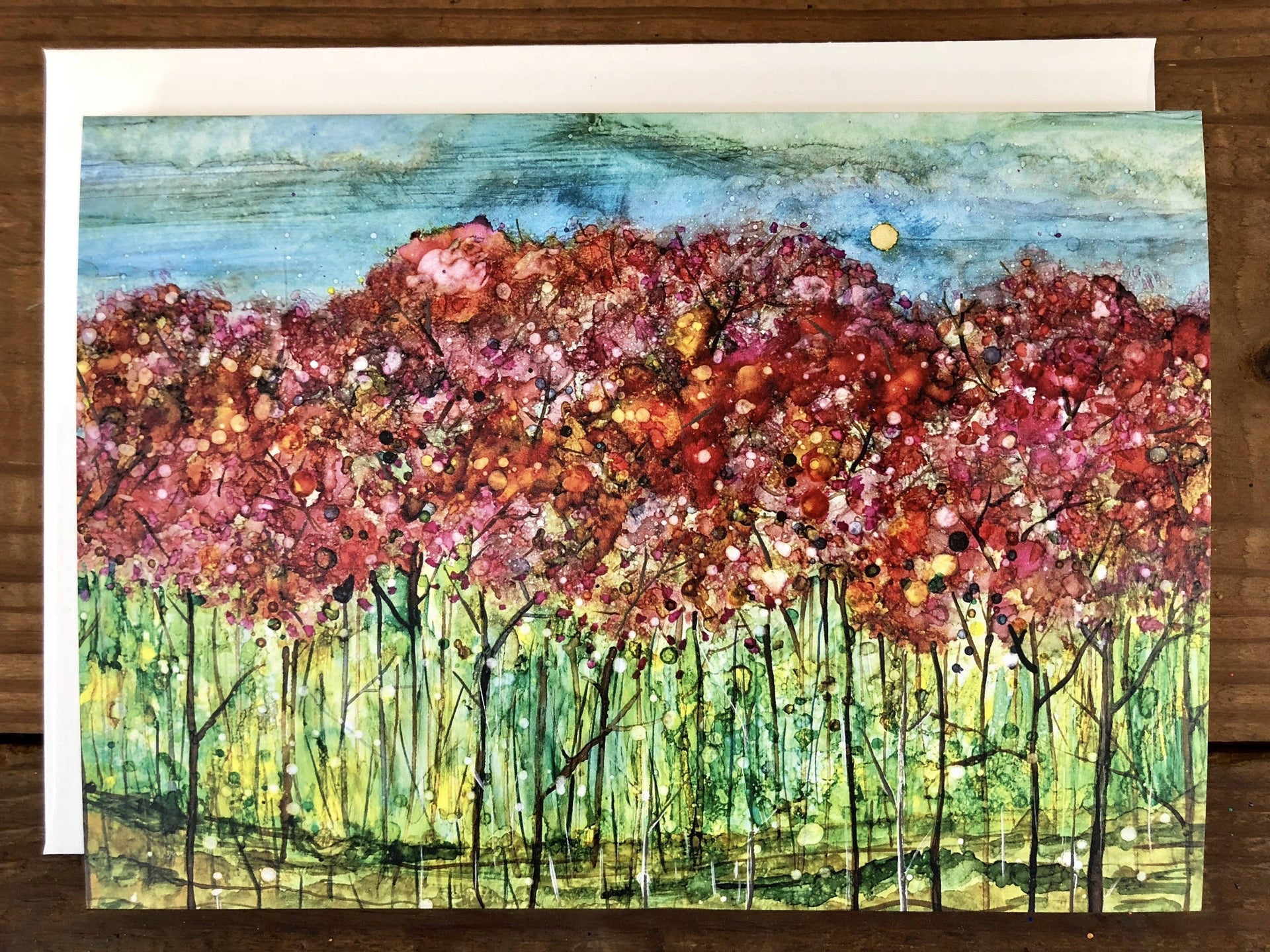 spring forest greeting cards mary elizabeth arts