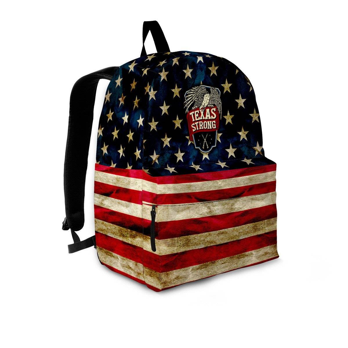 texas strong patriotic backpack