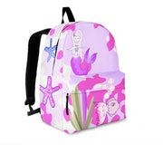 mermaid pink backpack add any name kids sizes too