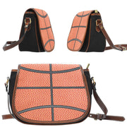basketball crossover saddle bag purse side view