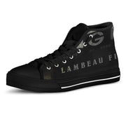 Green Bay Packer Fans Lambeau Grunge Men's High Top Shoes