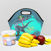 dinosaur insulated kids lunch bag with zipper