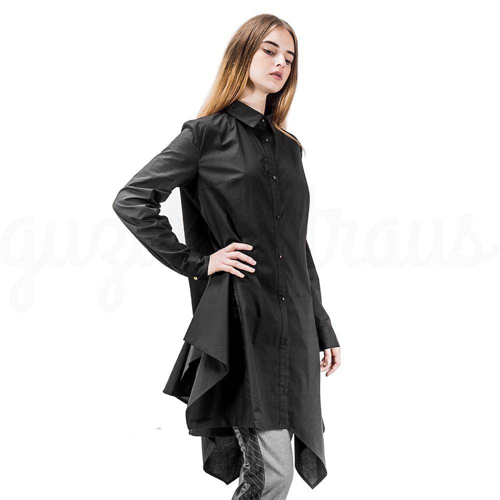 dark gray  asymmetric cotton jacket