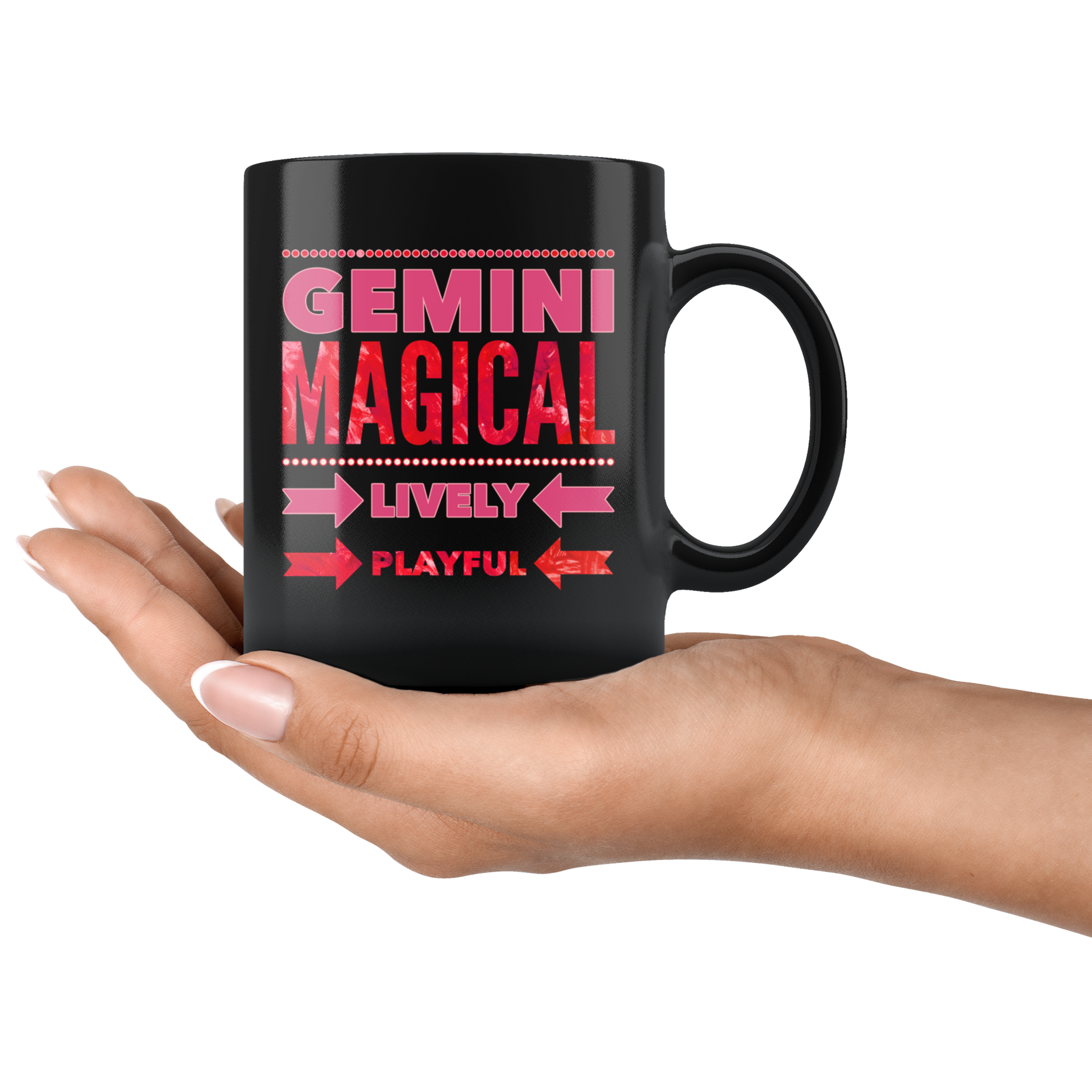 gemini astrology horoscope traits black mug