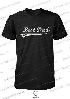 Best Dad Ever Swash Style T-Shirt - Father's Day Gift Idea, Gift for Dad