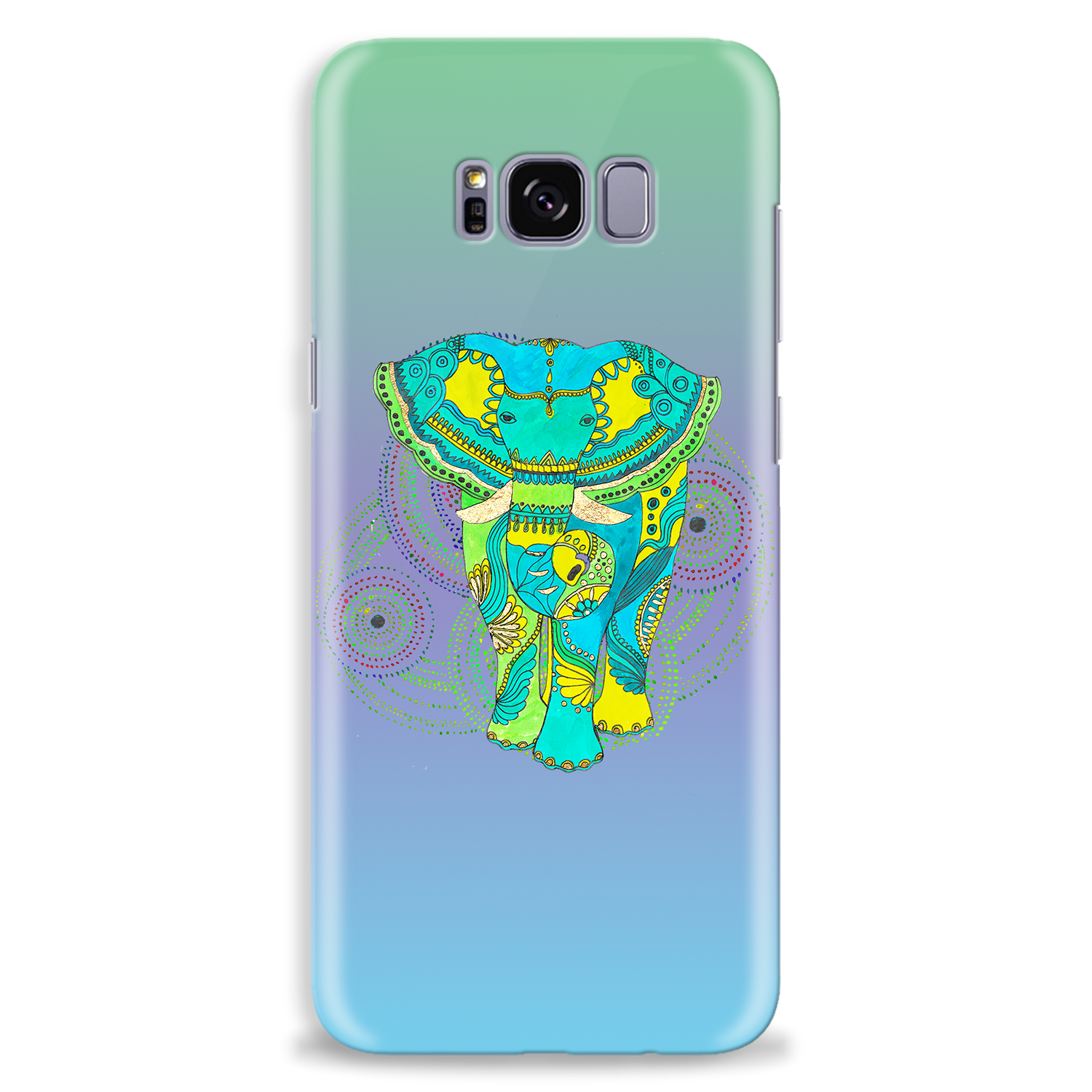 Boho Elephant Art Custom Mobile Phone Cover