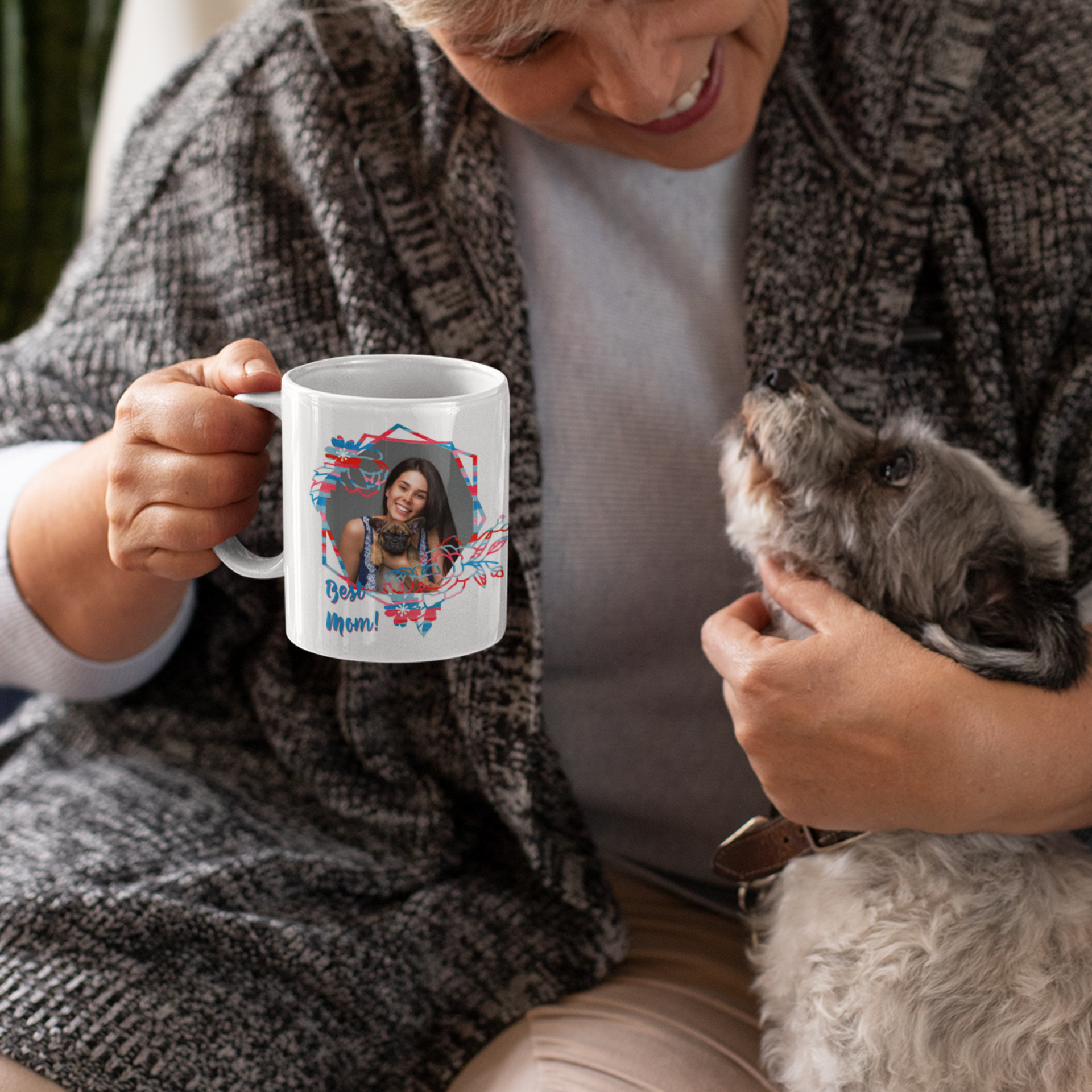 gift for mom add photo to mug