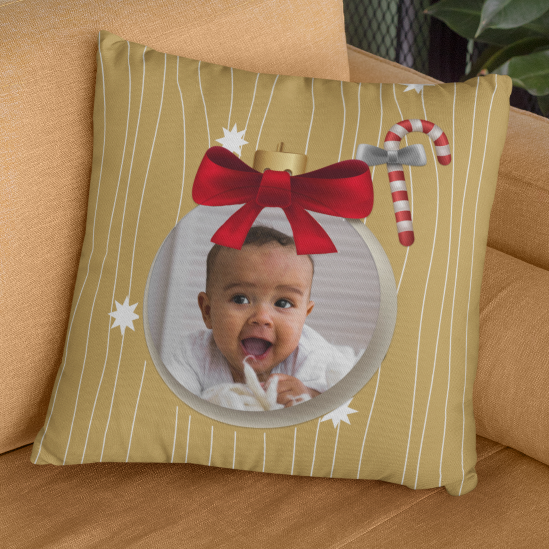 personalized photo pillow christmas