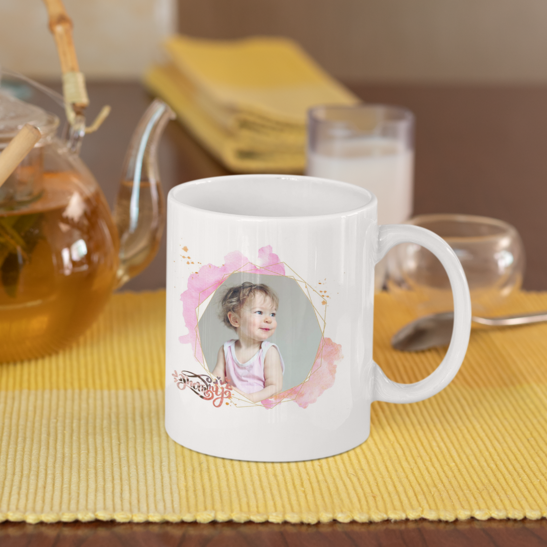 magic photo mug for mom color changes