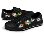 st patricks day graphic black sneakers