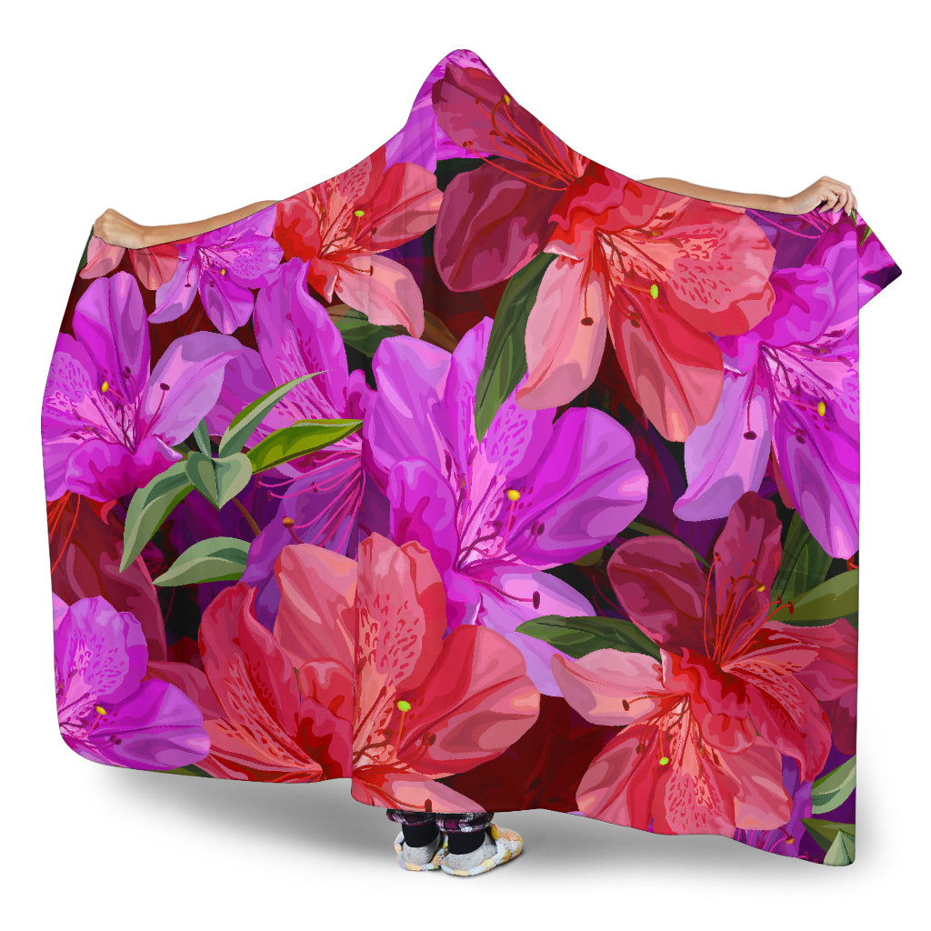 floral hooded blanket adult and youth