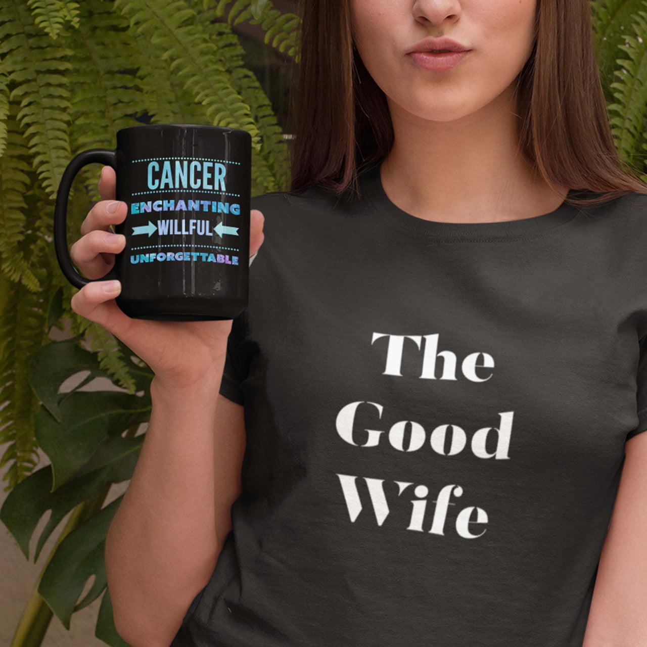 cancer traits horoscope black coffee mug