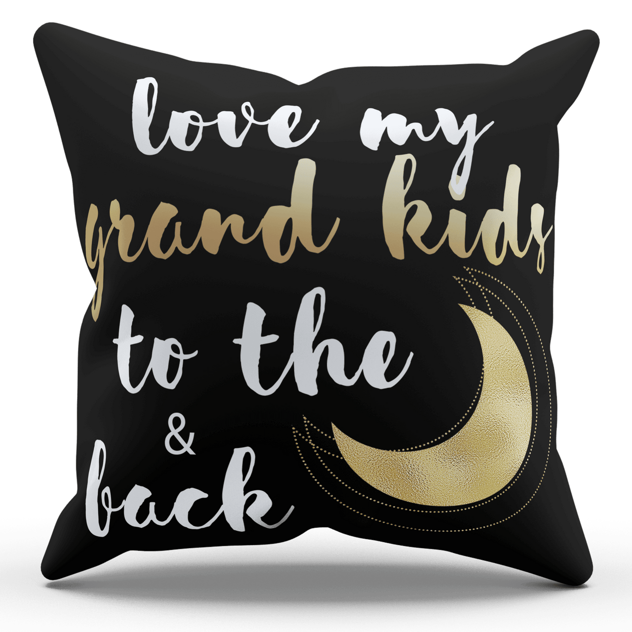 love my grandkids to the moon and back pillowcase