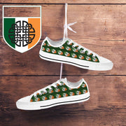 Irish kisses irish flag colors low top shoes