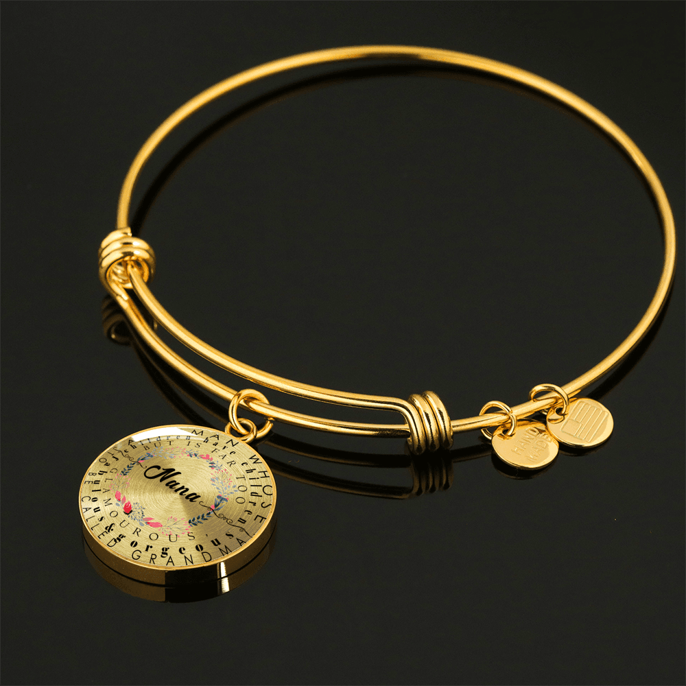 nana definition round gold bangle bracelet