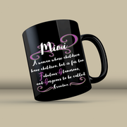 gift for mii black mug