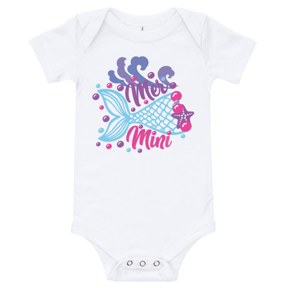 Mermaid Tail Mer Mini Baby One Piece