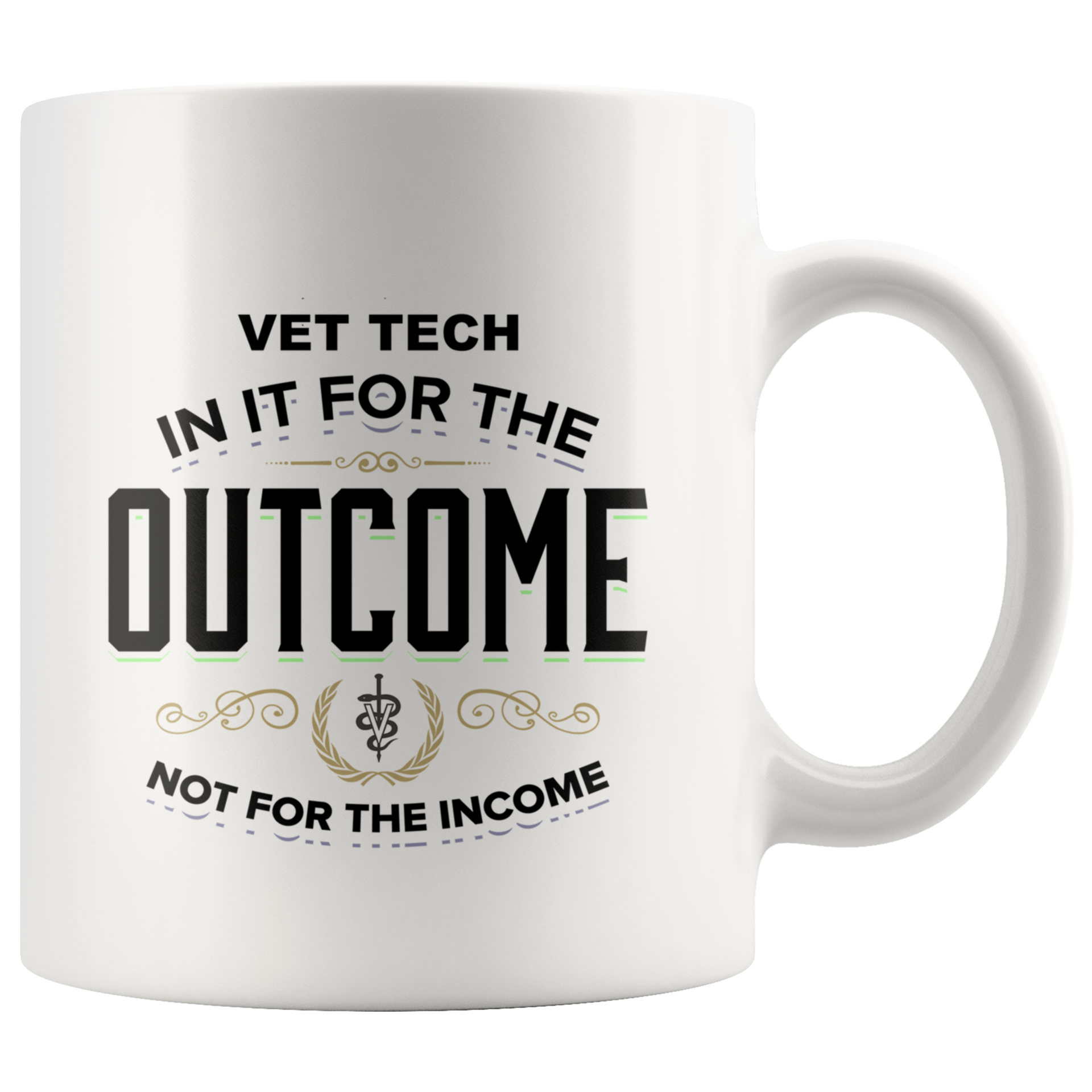 vet tech appreciation gift white mug