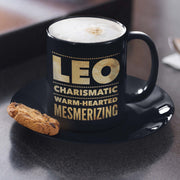 leo astrology horoscope quote black mug