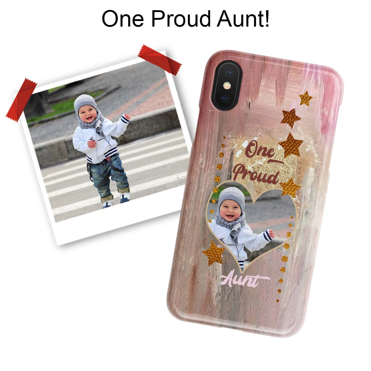 proud aunt iphone photo case