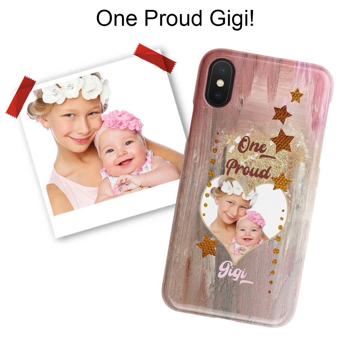 proud gigi photo iphone case