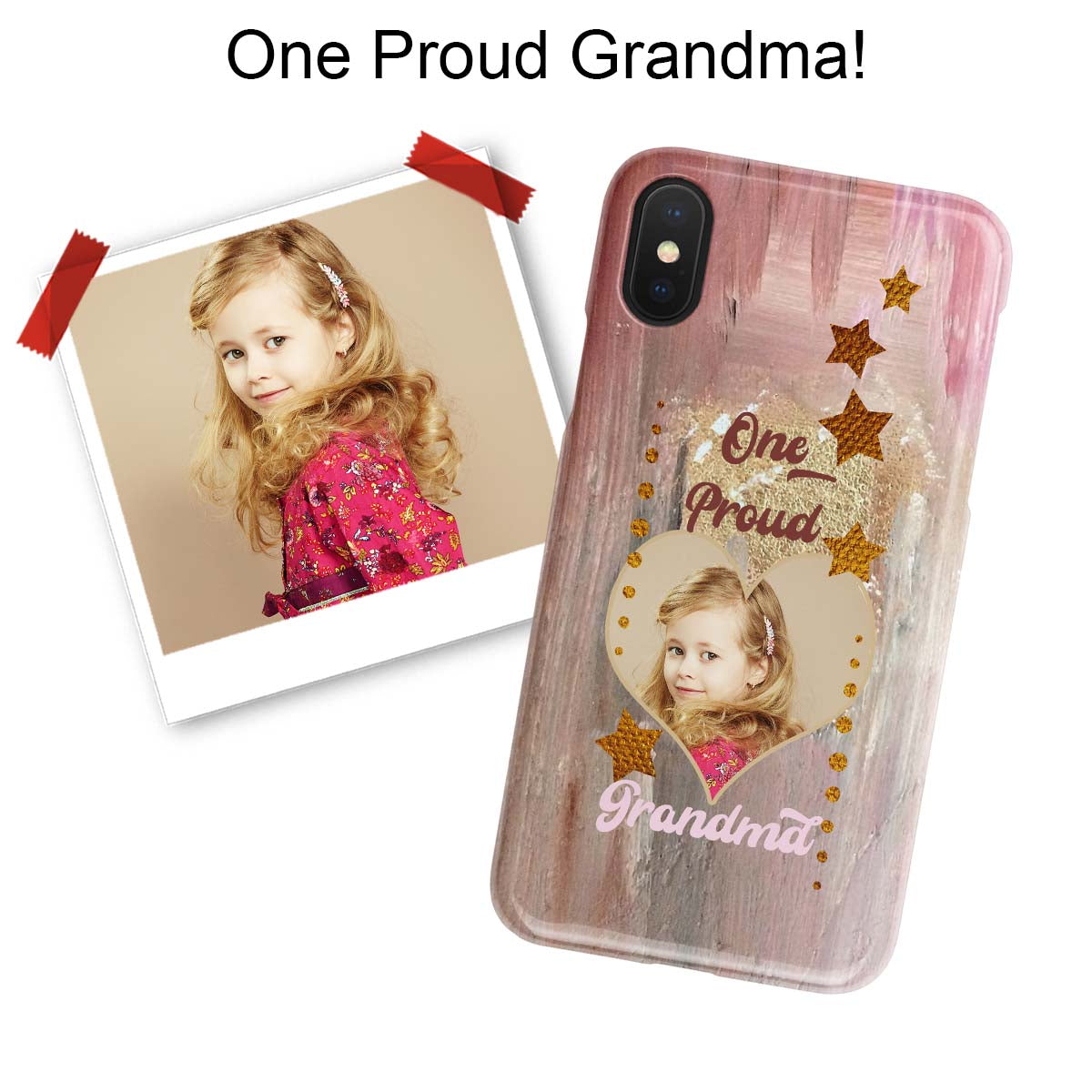 proud grandma photo iphone case