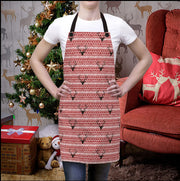reindeer allover print apron