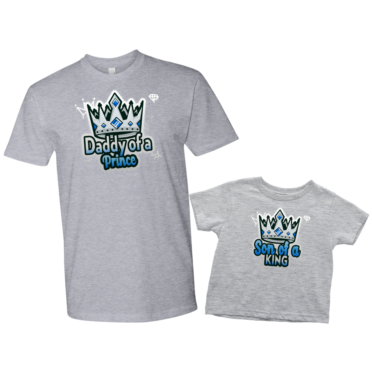 daddy of a prince son of a king matching shirts