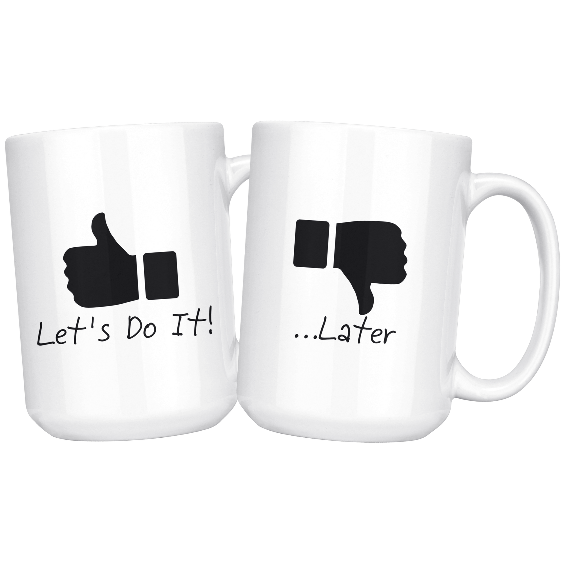 couples funny coffee mugs lets do it later
