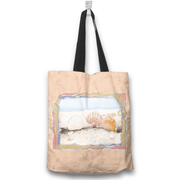 Seashells Beach Peach Tote Bag