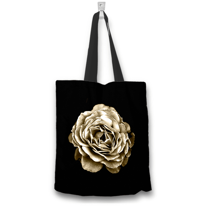 Rose Flower Art Two Sided Design Tote Bag