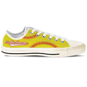 yellow softball mom shoes