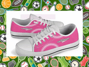 softball mom pink sneakers
