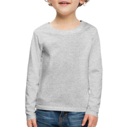 Kids' Premium Long Sleeve T-Shirt - heather gray