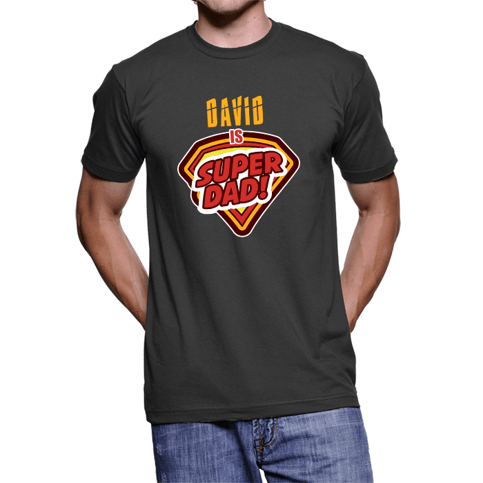 Super Dad Black T-Shirt