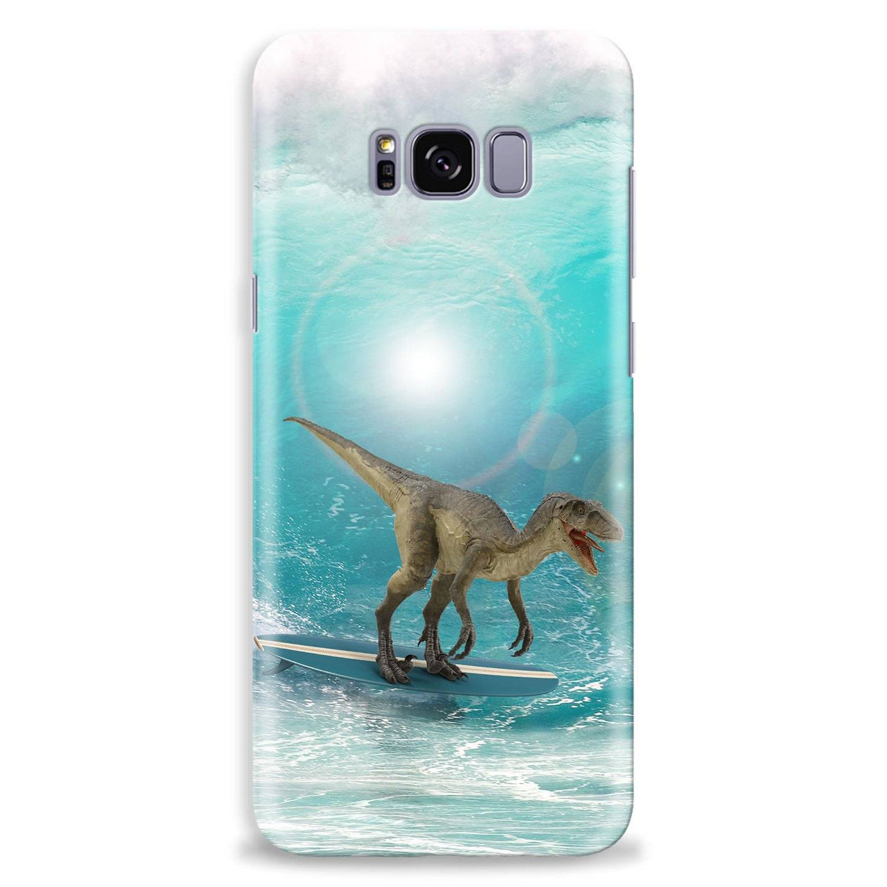 dinosaur surfing phone case phone cover iphone samsung